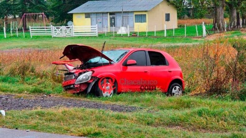 El impacto entre los vehículos fue muy violento.