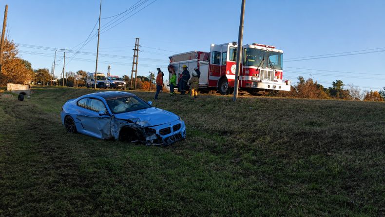 El BMW de alta gama sufrió averías de consideración.