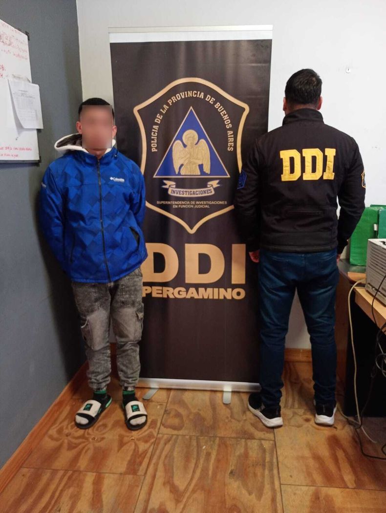 El sujeto detenido está involucrado como uno de los presuntos sospechosos por la investigación del fiscal Horacio Oldani y la Policía de la DDI Pergamino.