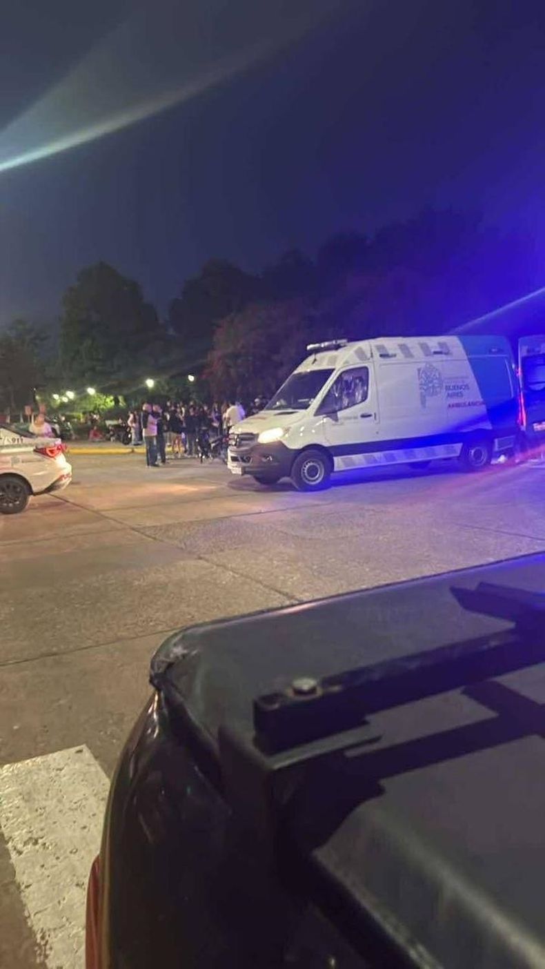 En la zona céntrica de Colón al momento del siniestro había una gran concurrencia de gente.