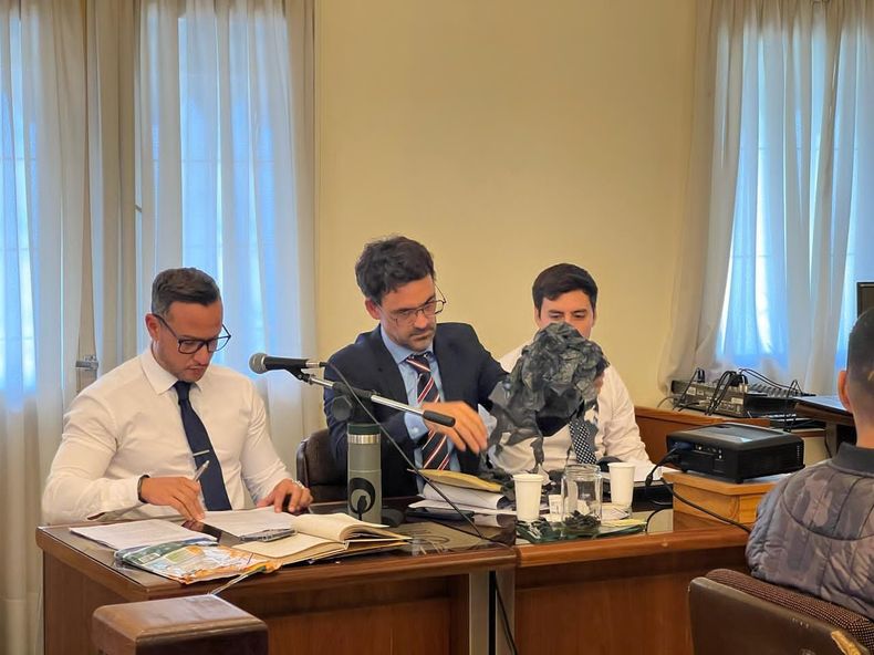 La Fiscalía desplegó toda la evidencia en la audiencia de juicio oral y público en los Tribunales de nuestra ciudad.