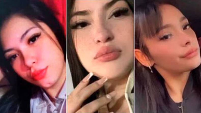 Brenda, Morena y Lara.