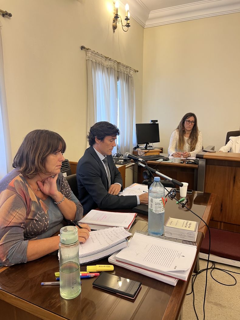 Laura Abal, como abogada querellante, y Fernando Pertierra como fiscal integran el bloque de la acusación.