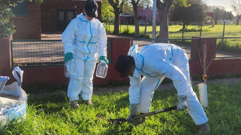 Procedimiento de la Policía Ambiental por las aplicaciones aéreas en inmediaciones de Francisco Ayerza.